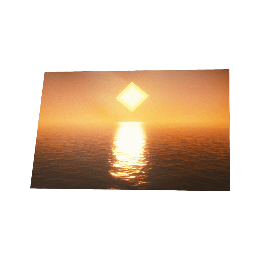 Ocean Matte Paper Poster product image (3)