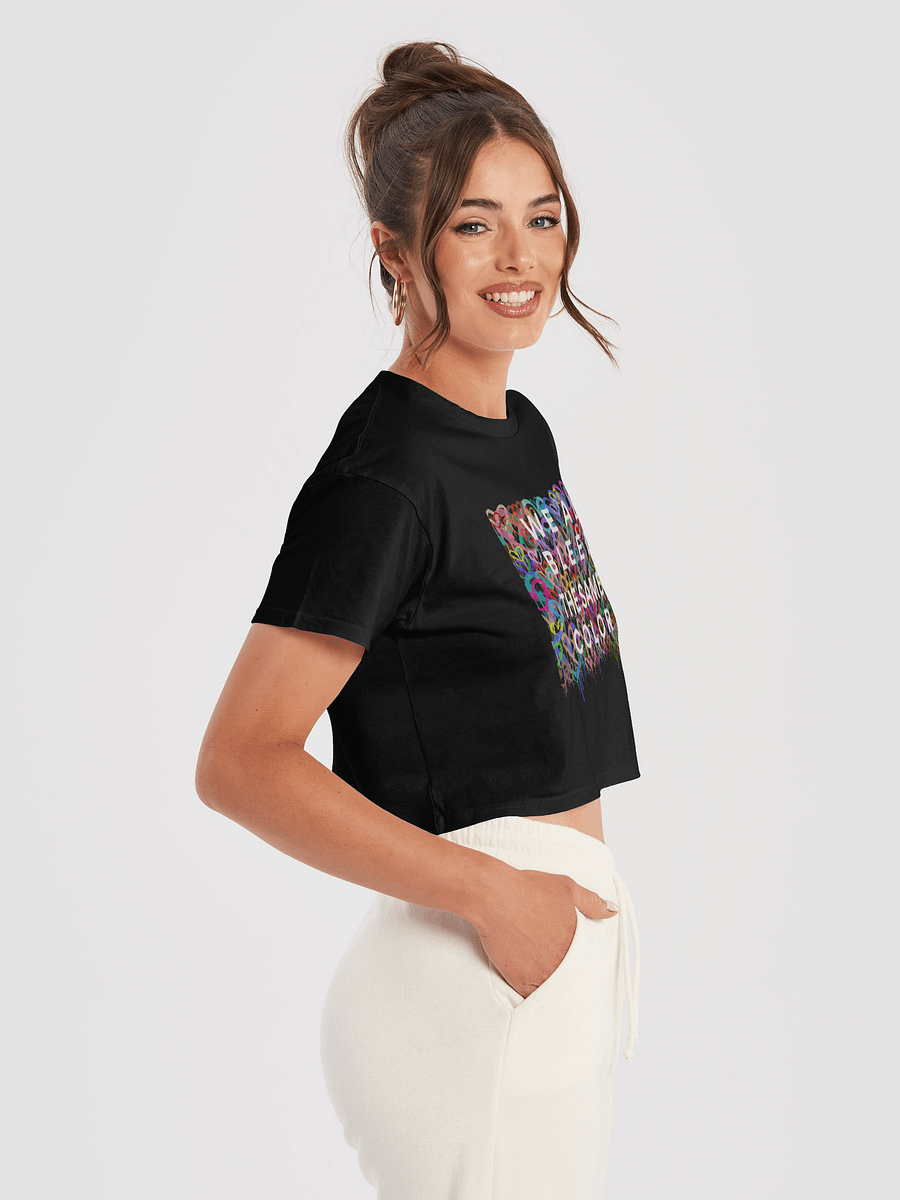 Bleeding Hearts Cropped Tee. product image (18)