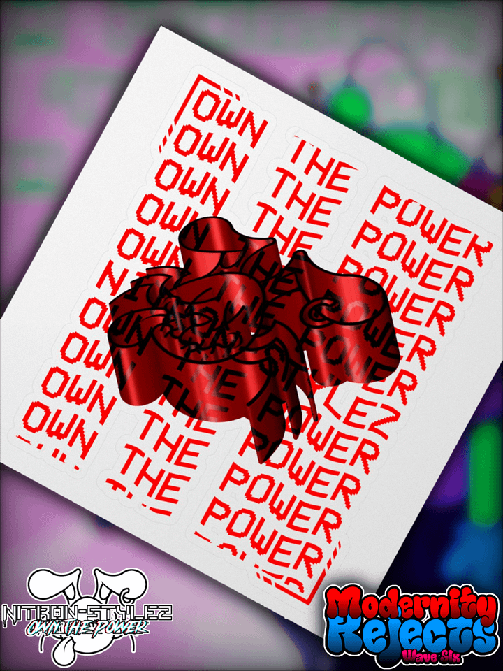 Wave 6 - Red Wave Sticker product image (1)