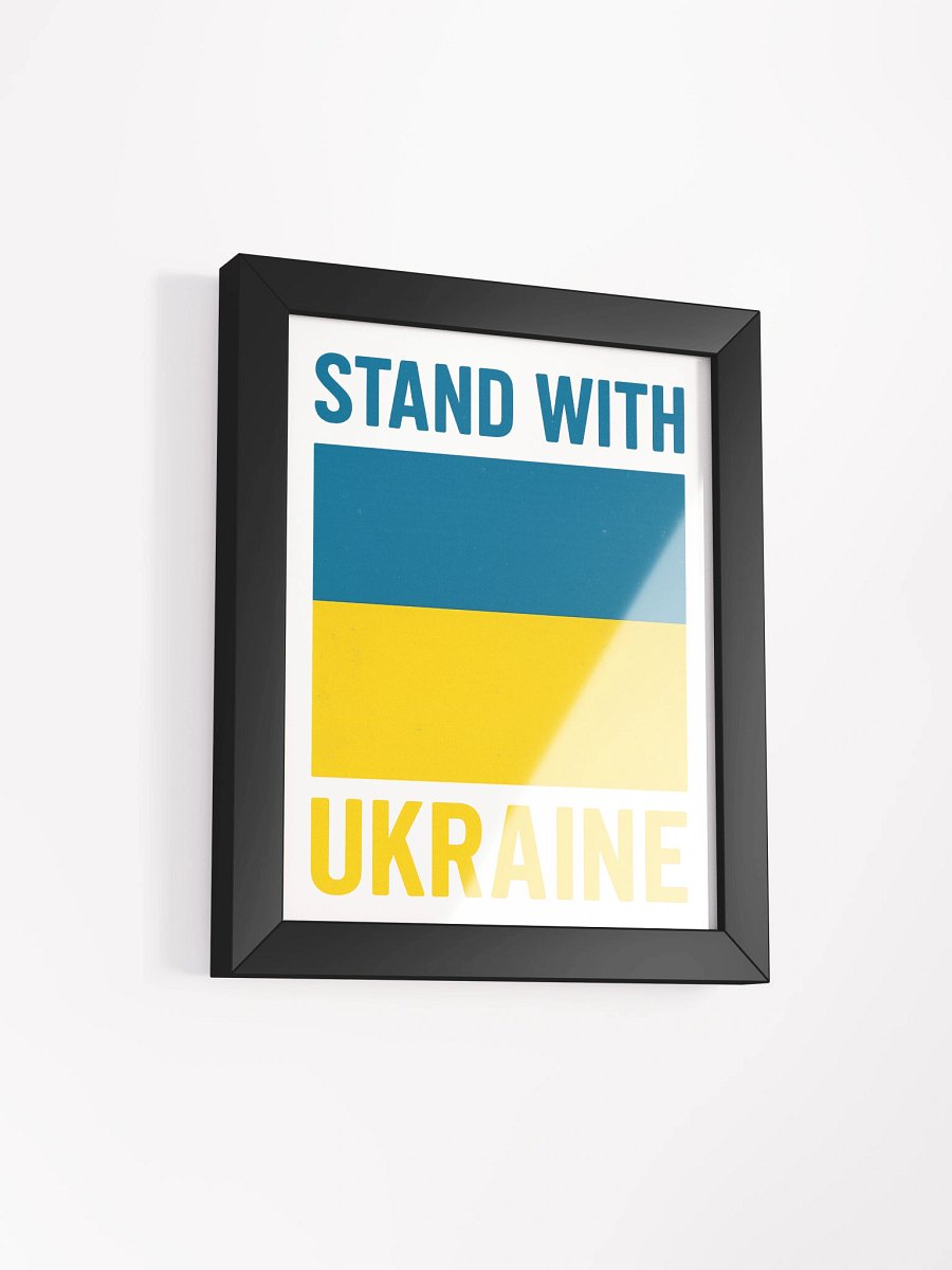 Unity in Art: Stand with Ukraine Framed Poster product image (9)