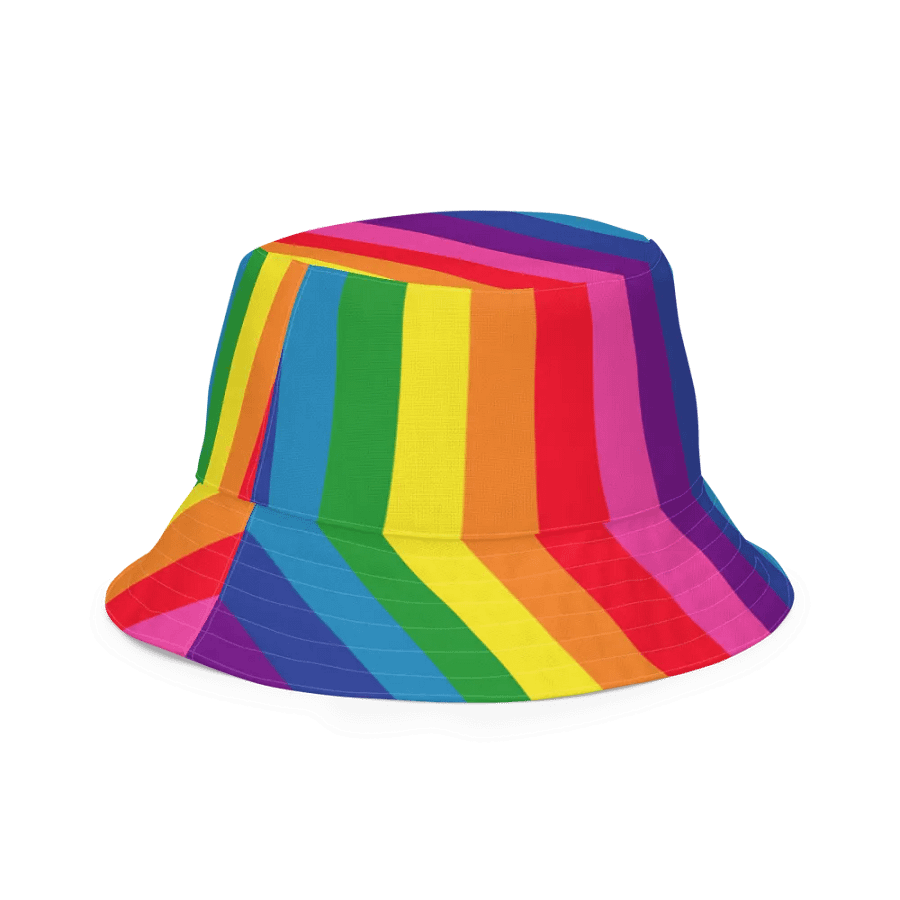 1978 Rainbow Pride Flag = 8-Color - All-Over Print Bucket Hat product image (7)