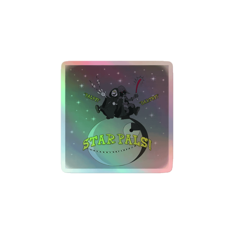 Darthy & Palpy Holo Sticker product image (1)
