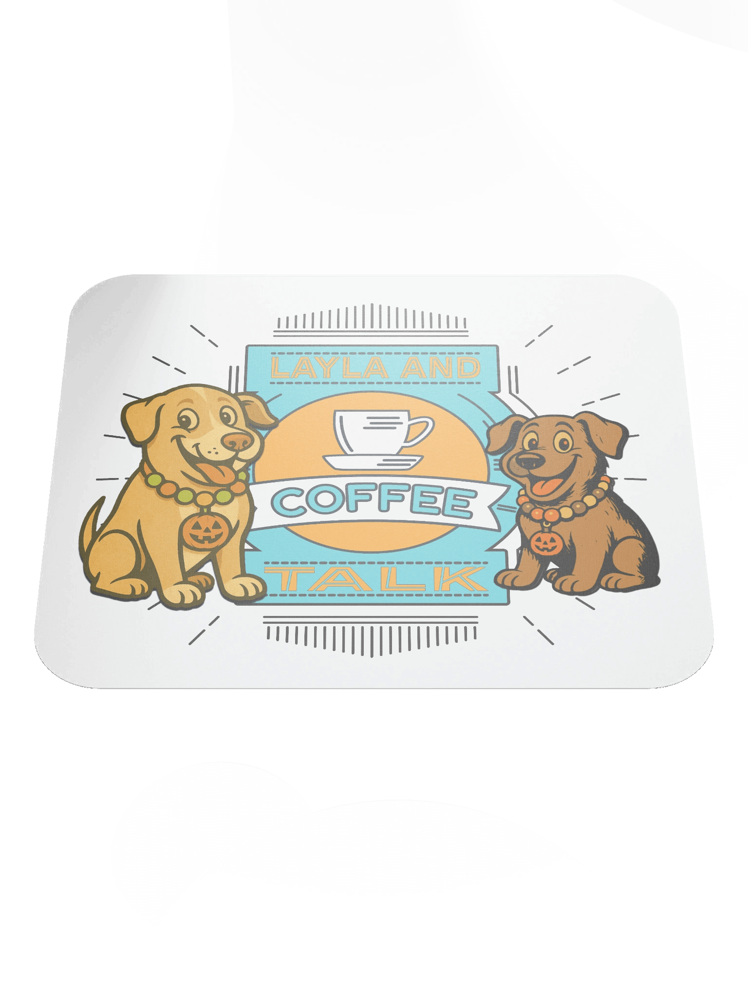 Scary Savannah Layla and Coffee Talk Mousepad product image (1)