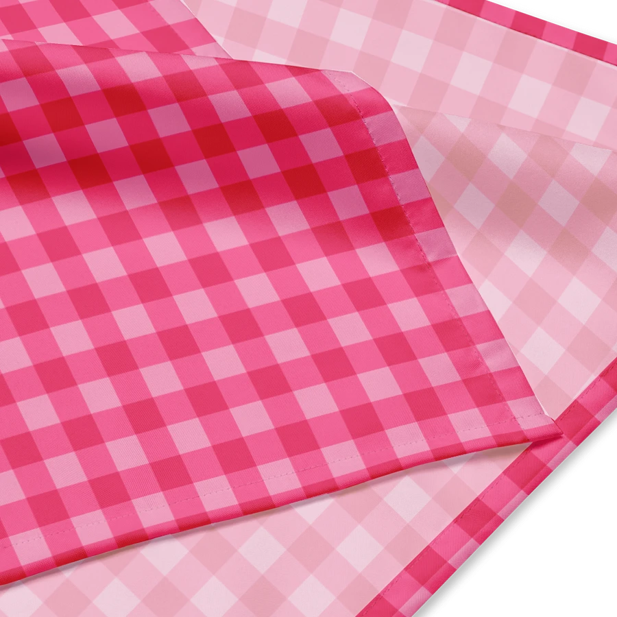 Bright Pink Checkered Plaid Bandana product image (2)