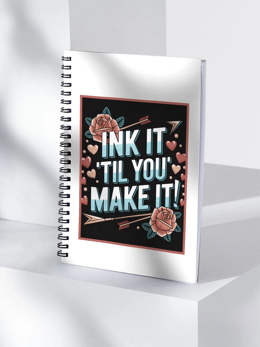 "INK IT TIL' YOU MAKE IT" Spiral Notebook 140 sheets product image (4)