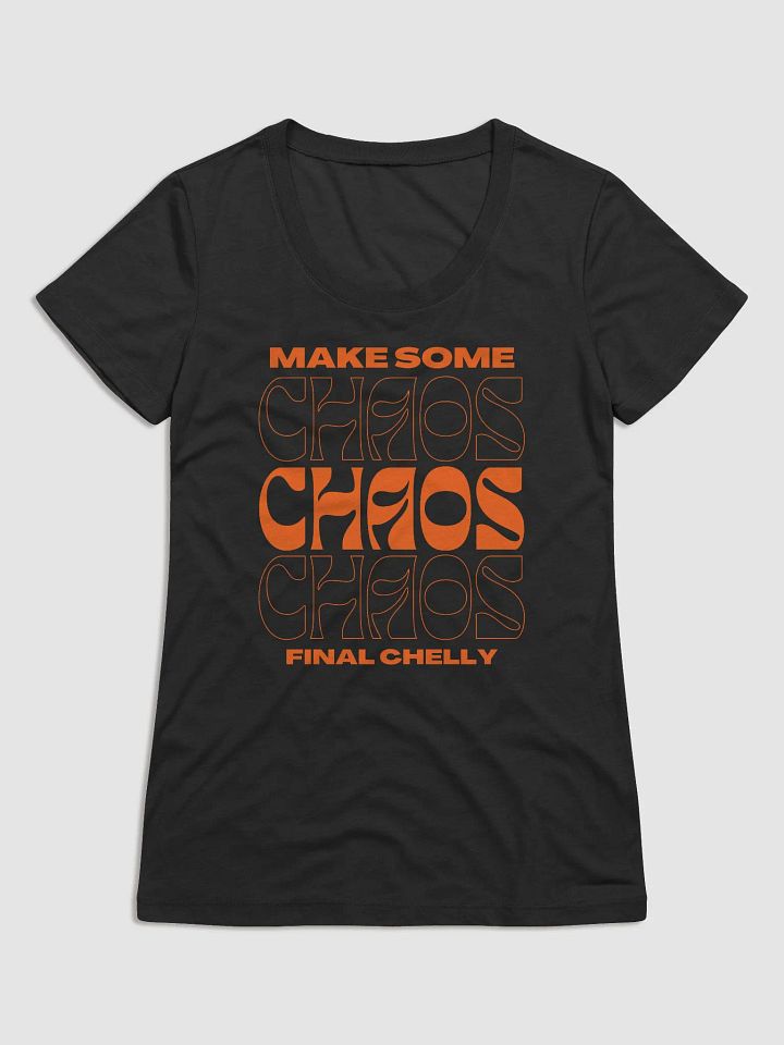Make Some Chaos Women Triblend Printed Tee product image (1)