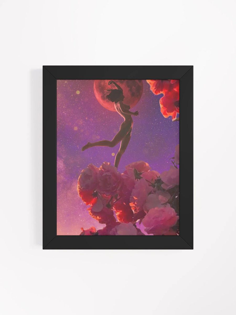Moon Runs Red Framed Print product image (10)
