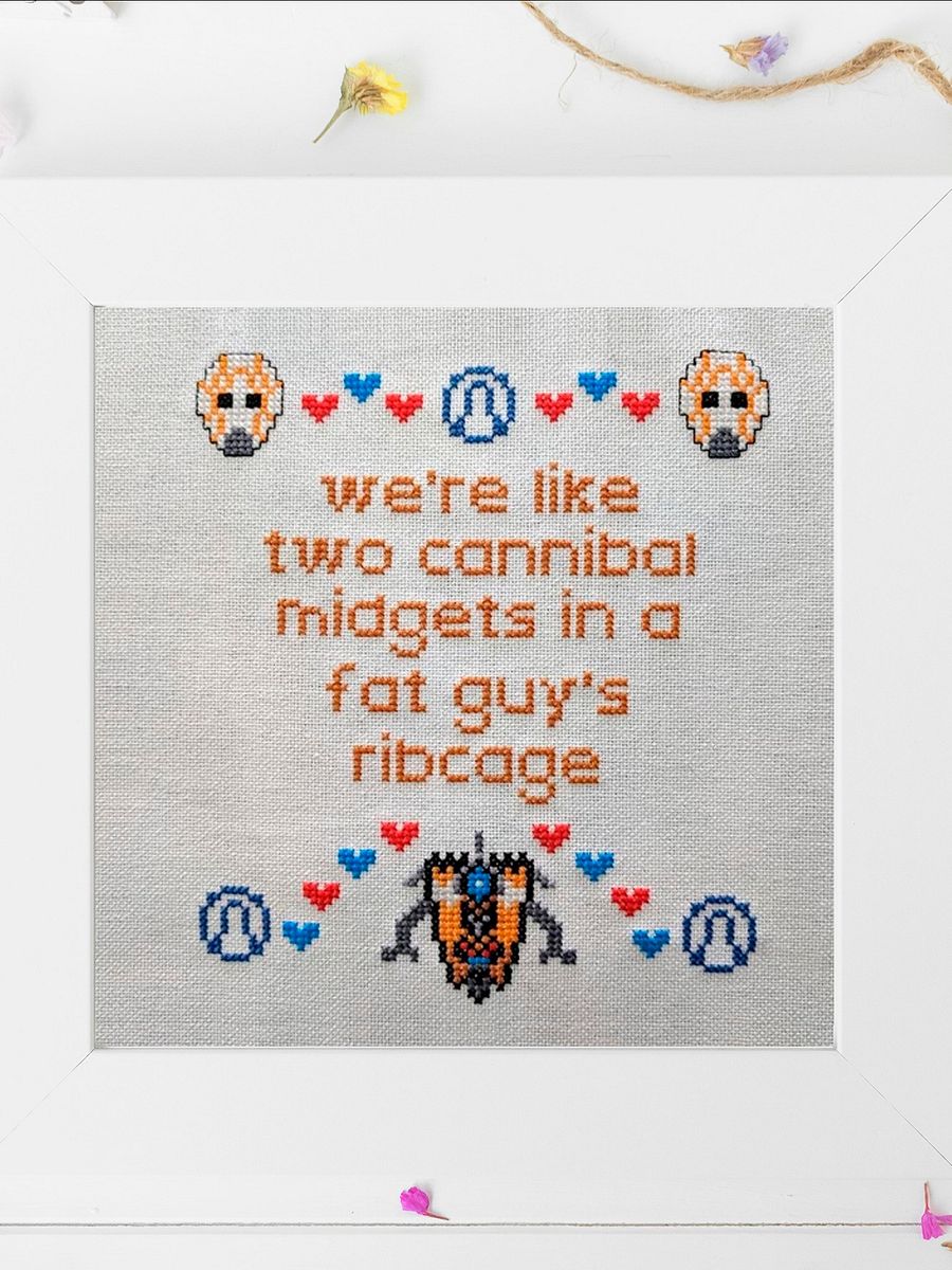 Two in a Ribcage - Cross Stitch Pattern product image (1)