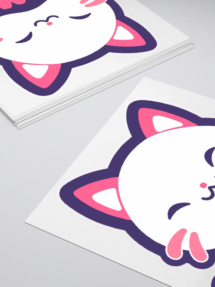 Kawaii Cat Head Sticker product image (6)