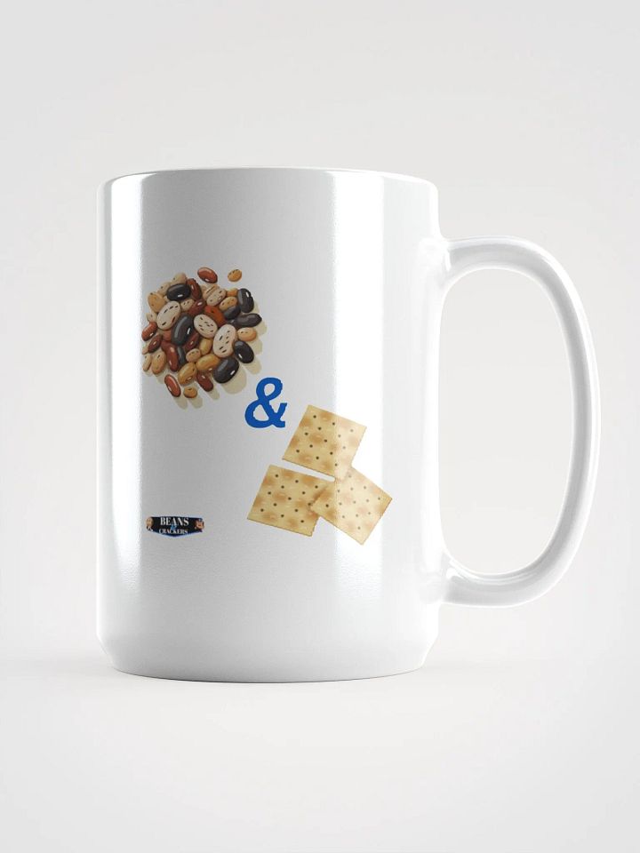 Beans & Crackers White Glossy Mug product image (1)