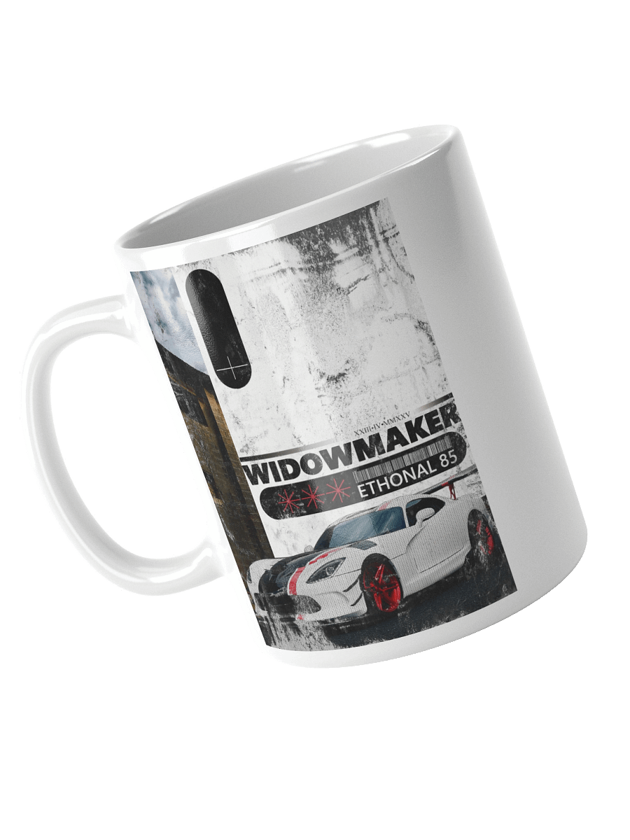 Widowmaker E85 Worn | White Glossy Mug product image (1)