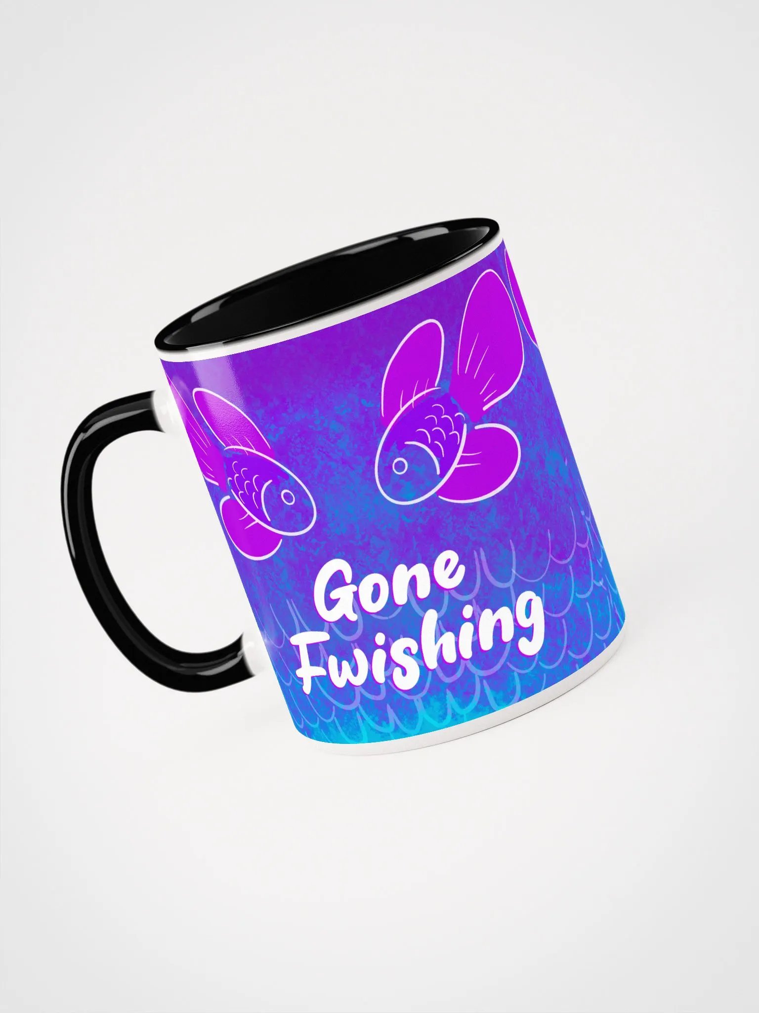 Gone Fwishing - color mug product image (1)