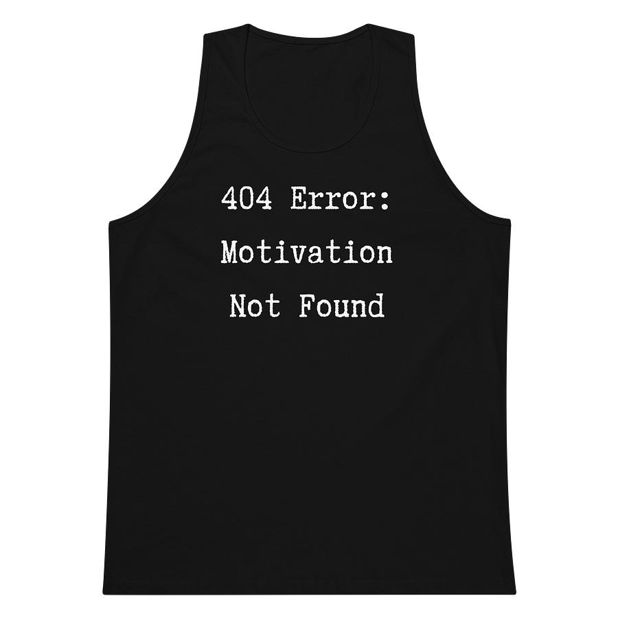 404 Error: Motivation Not Found Men's Tank Top product image (1)