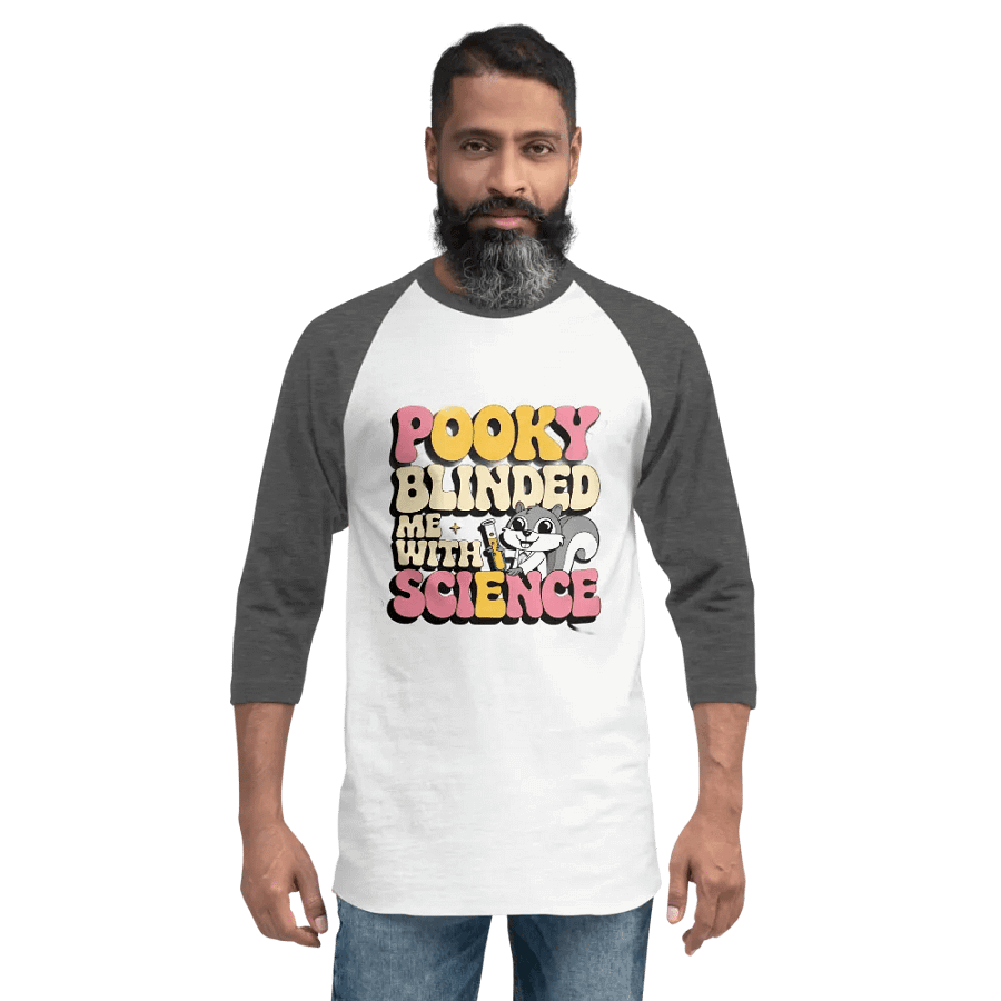 Science Squirrel ¾ Sleeve Tee product image (2)
