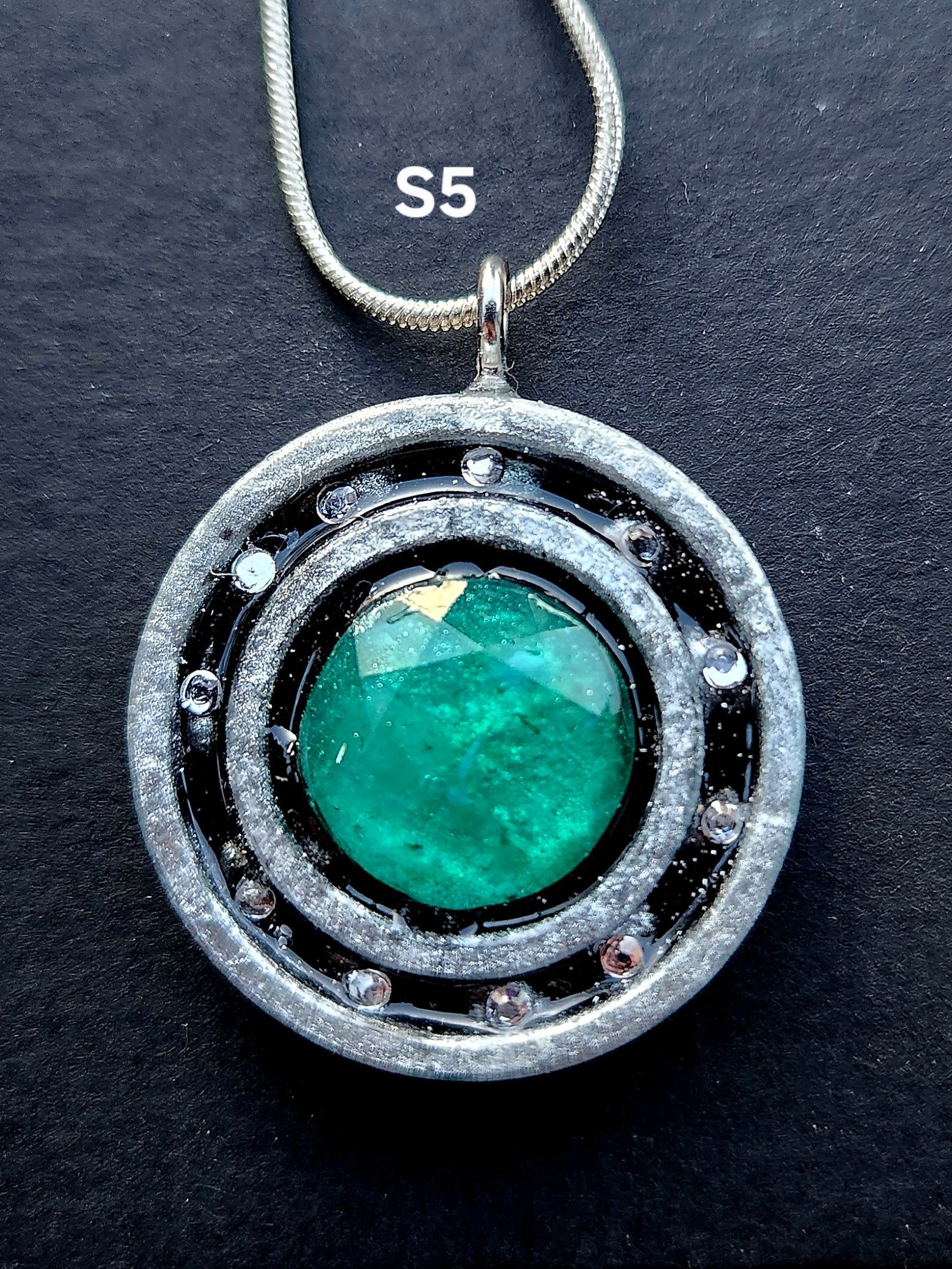 Silver Industrial Jeweled Medalion product image (5)