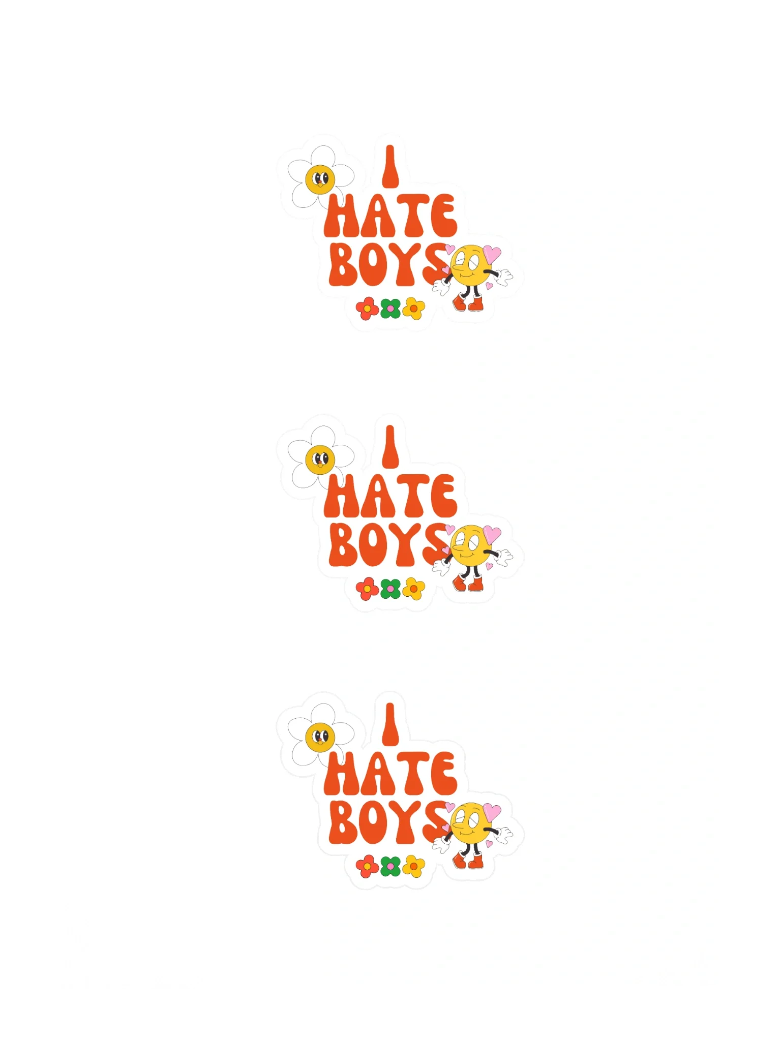 I Hate Boys - Sticker Sheet product image (3)