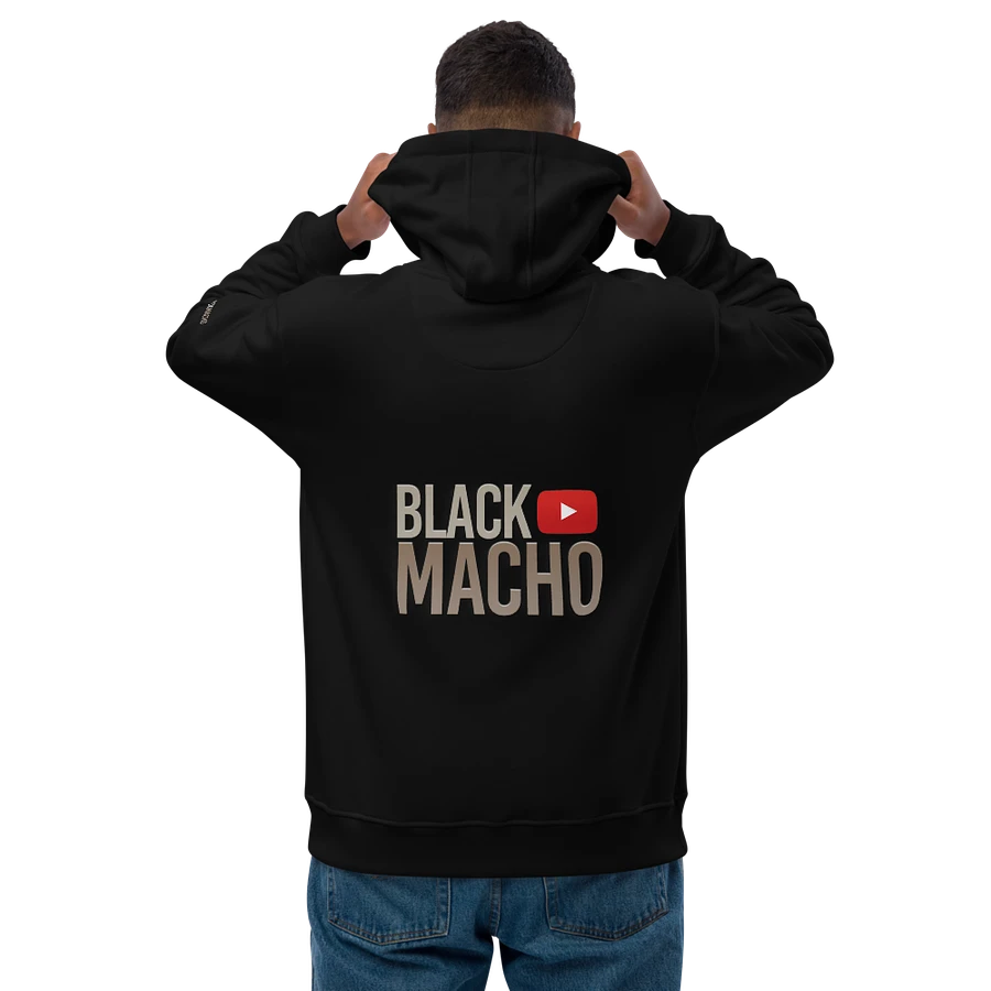 Black Macho YouTube Hoodie product image (1)