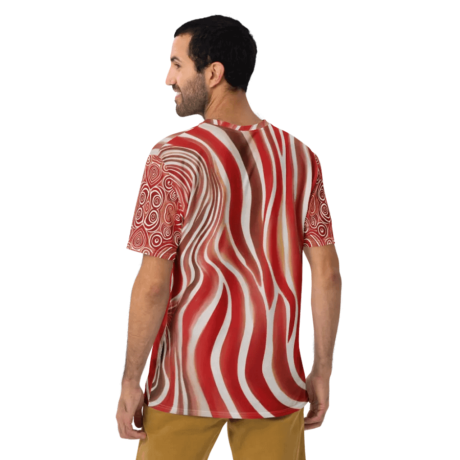 Funky Red Liquid Tie-Dye Explosion Men's T-shirt product image (10)
