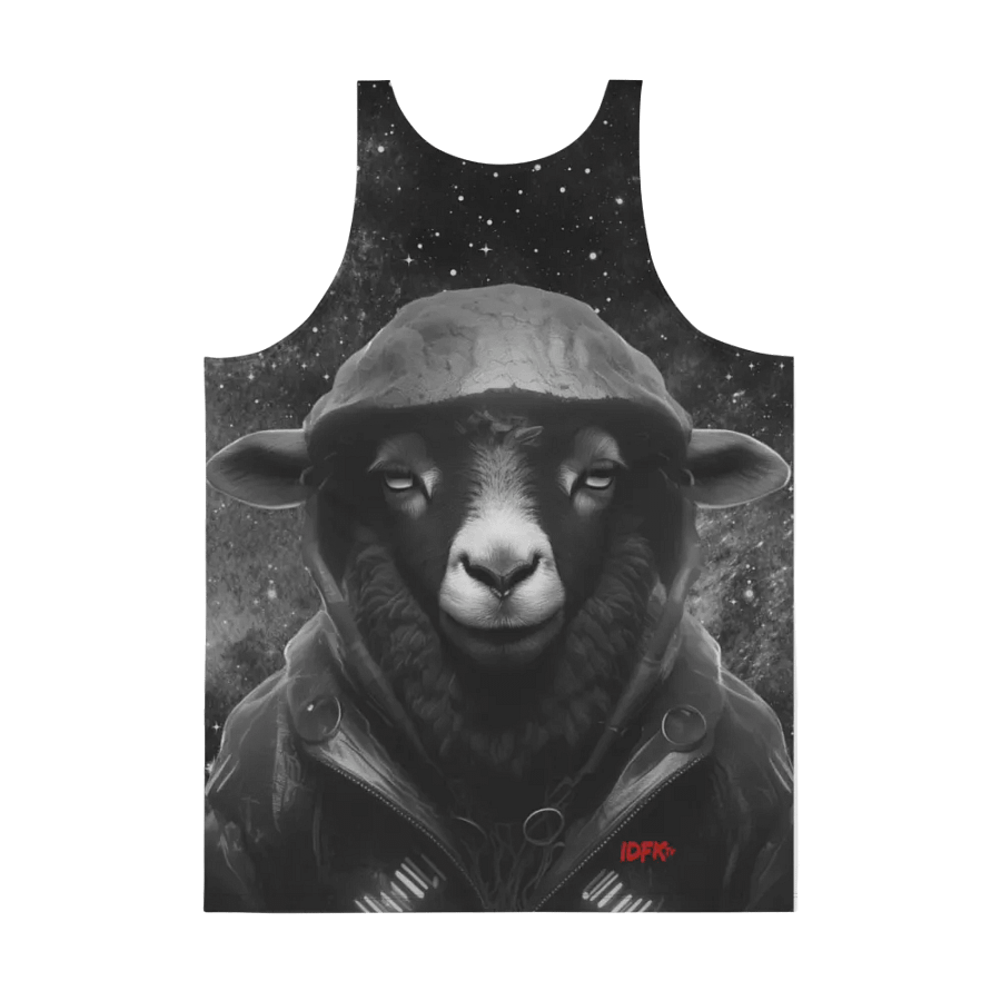 IDFKtv Black Sheep Full B/W Tank Top product image (4)