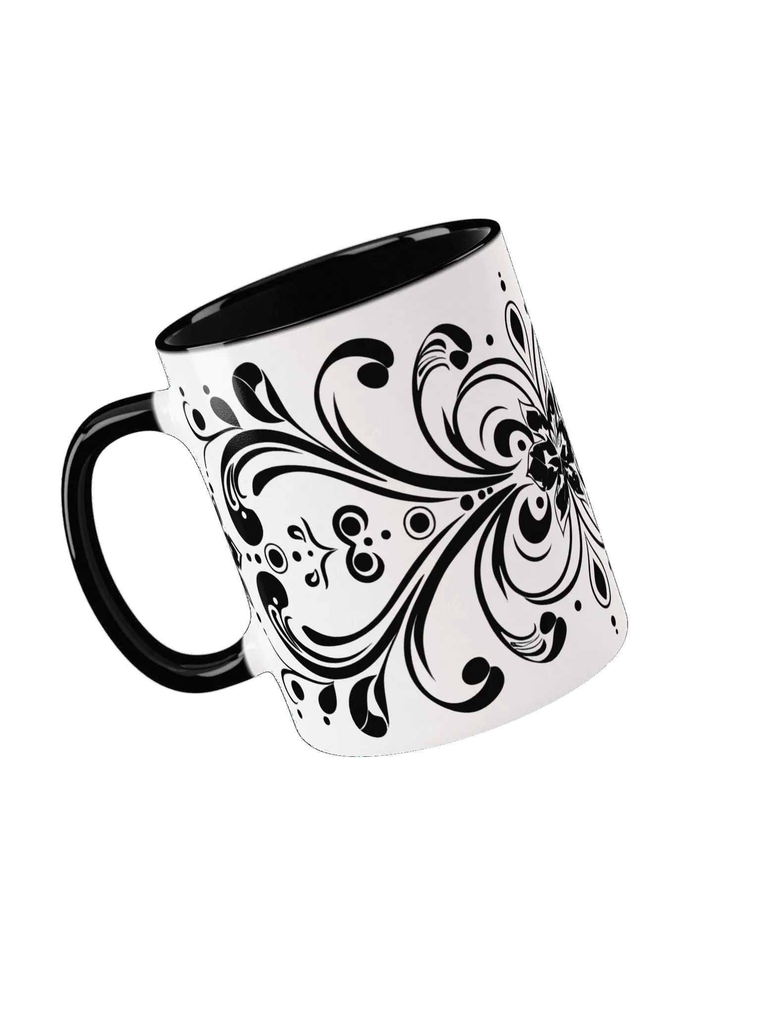 Vibrant Swirls Ceramic Mug product image (4)