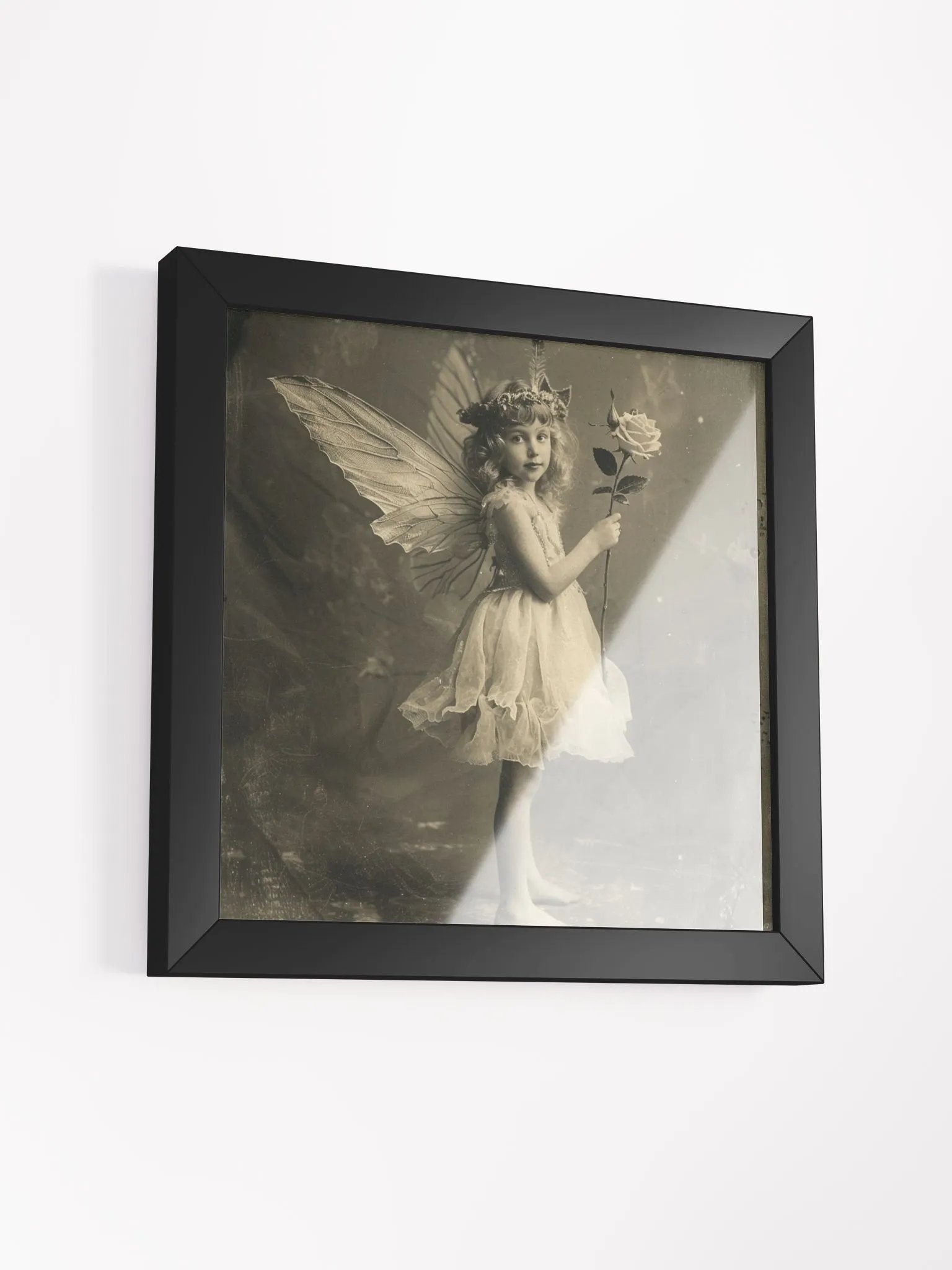 Young Winged Angel Girl Child Vintage Photography Wall Art product image (25)