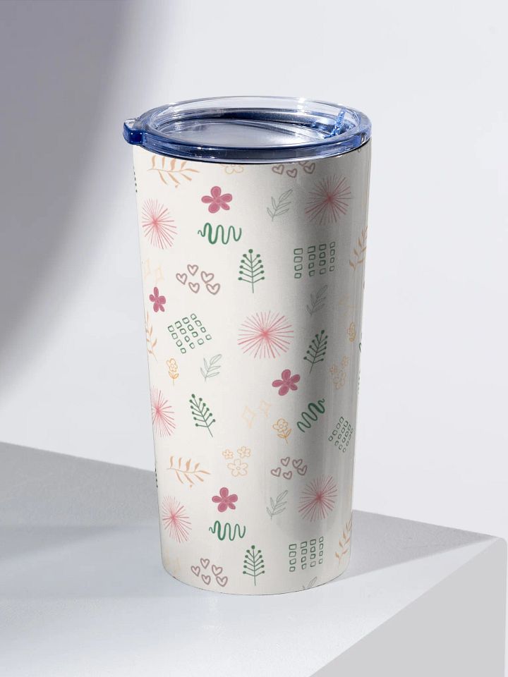 Botanical Doodles 20 oz stainless steel tumbler product image (2)