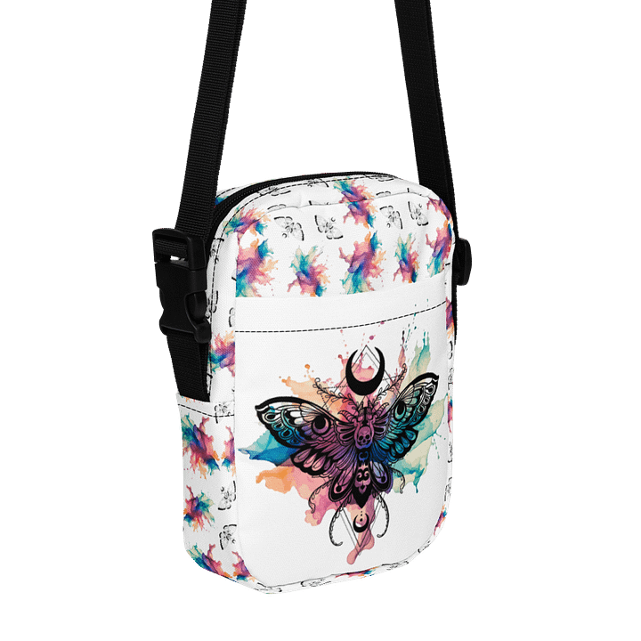 Lunar Moth Ink Splash Crossbody Bag product image (1)