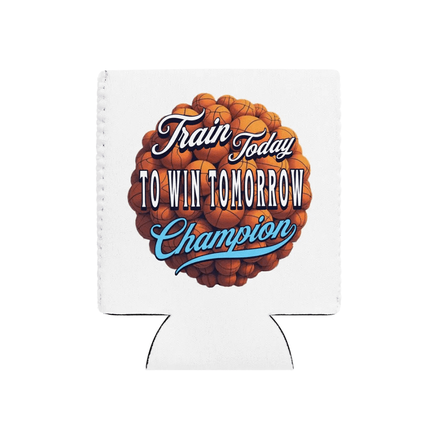 Train Today To Win Tomorrow Basketball Champion Can Cooler: Train Today, Win Tomorrow product image (1)