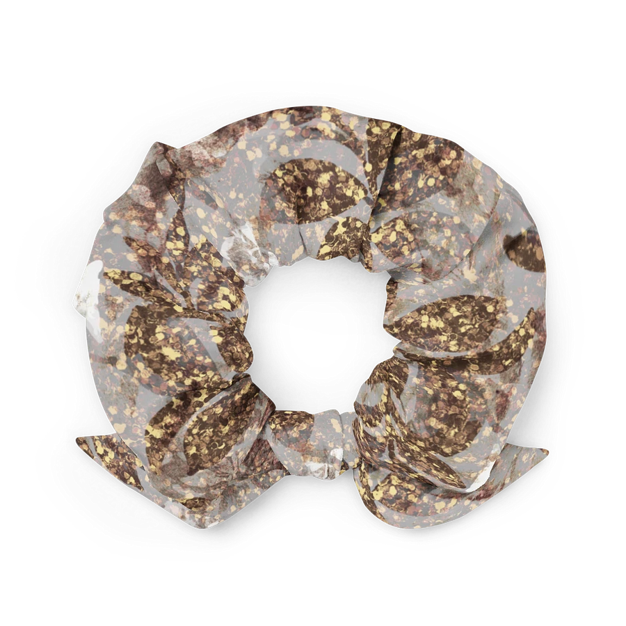 Golden Leaf All-Over Print Scrunchie product image (5)