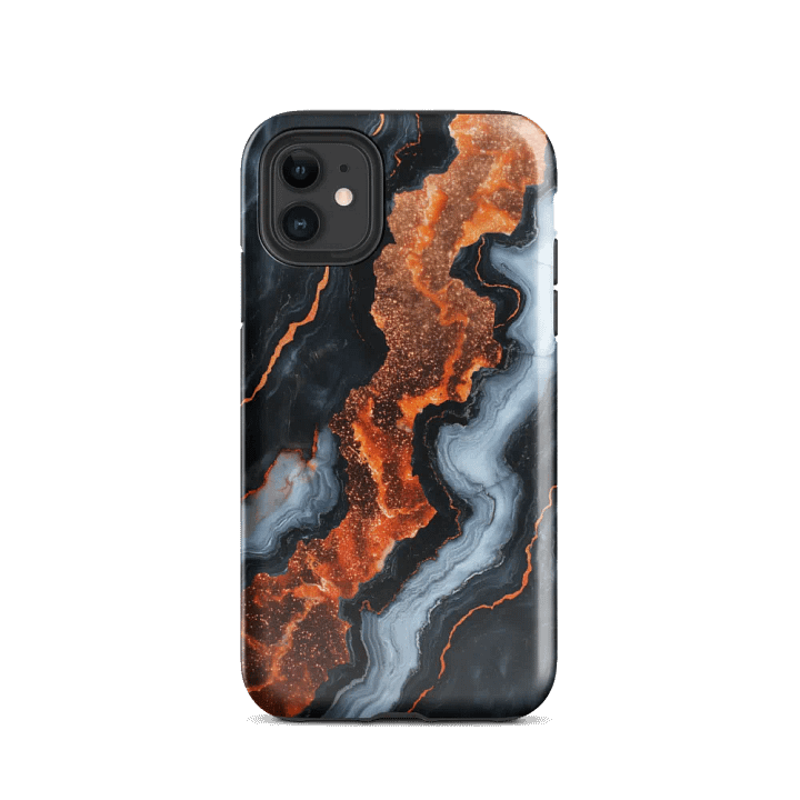 Black Copper Marble Effect - Tough Phone Case product image (2)