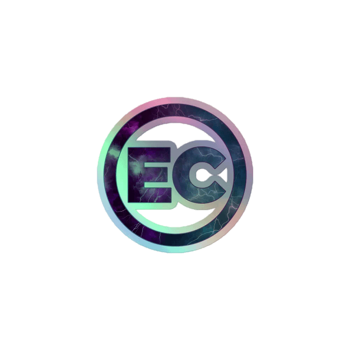 EC Logo Sticker (Holographic) product image (1)