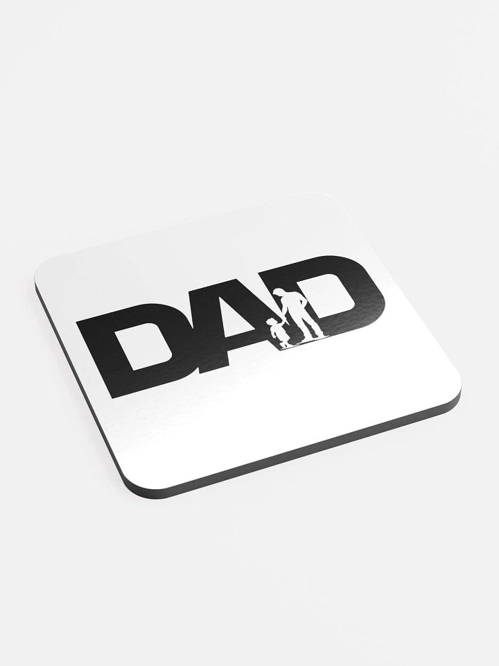 Dad Son Elegant Glossed Cork Coaster product image (2)