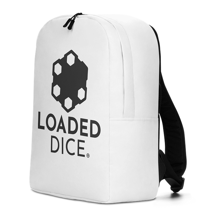Loaded Dice Graphic Backpack White product image (2)