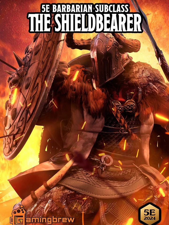Path of the Shieldbearer | 5E 24 Barbarian Subclass product image (1)