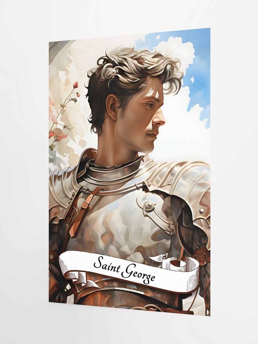 Saint George of England Patron Saint of England, Soldiers, Archers, Cavalry, Chivalry, Farmers, Field Workers, Riders, Saddlers, Matte Poster product image (5)