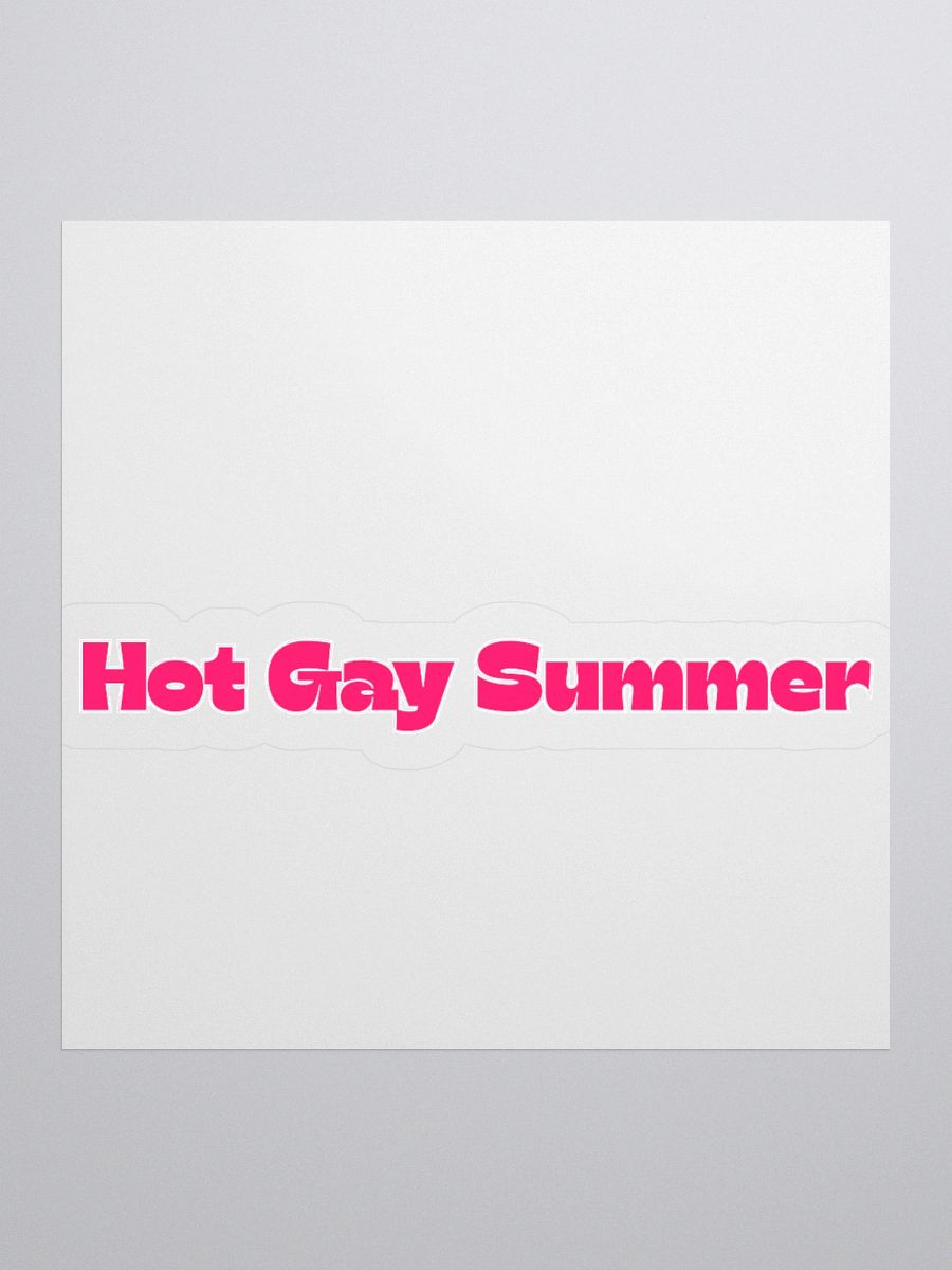 Hot Gay Summer Sticker product image (3)