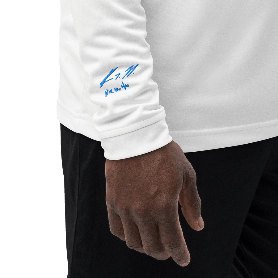 Nik The Hat | Adidas Quarter Zip Pullover – Summer ’25 BACK THE BLUE Edition product image (3)