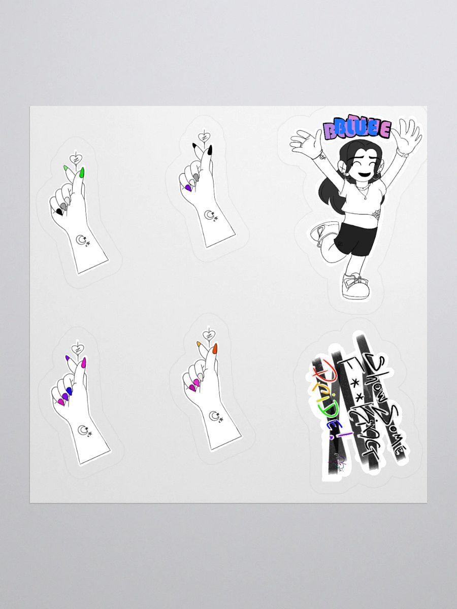 Dia-BI-lical Nails: Pride Sticker Sheet product image (1)