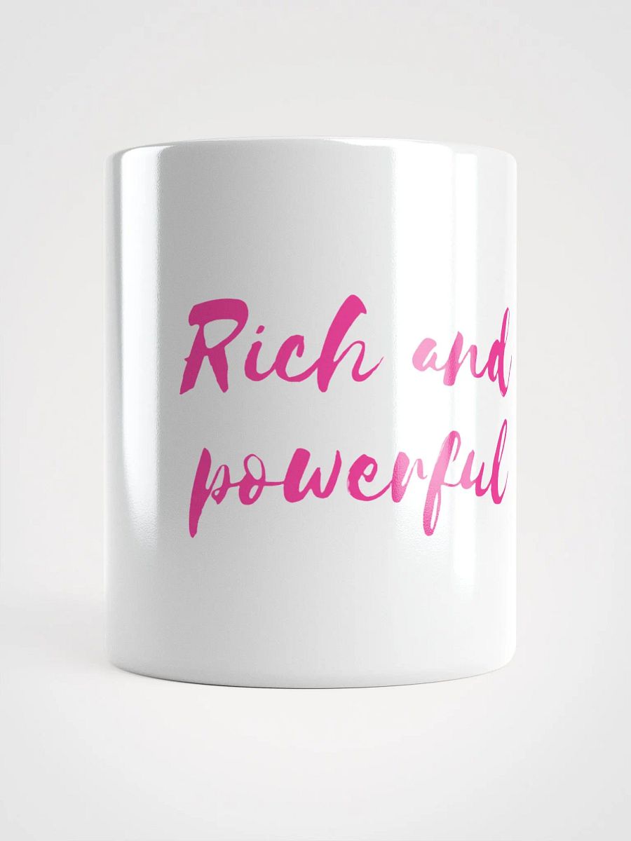 Rich and Powerful White Glossy Mug product image (1)