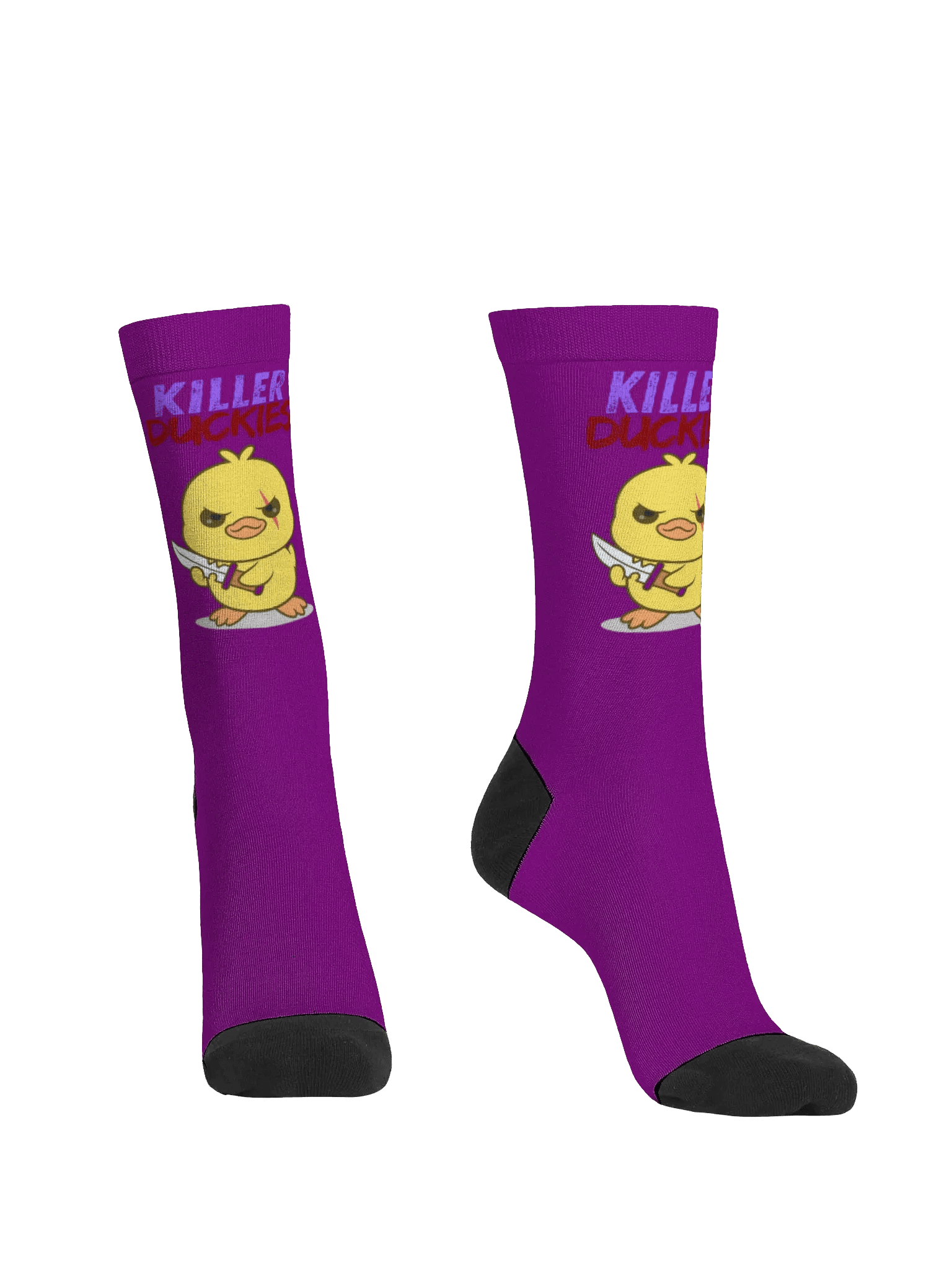 Killer Duckies Purple Socks product image (2)