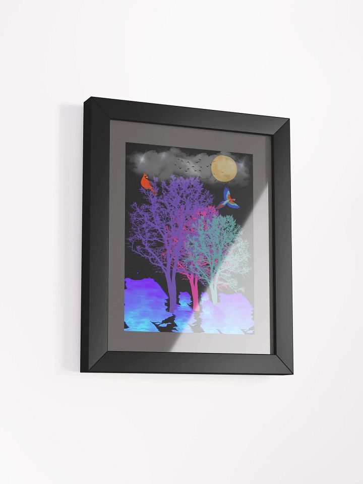 Surreal Moonlit Reflections Framed Poster product image (2)
