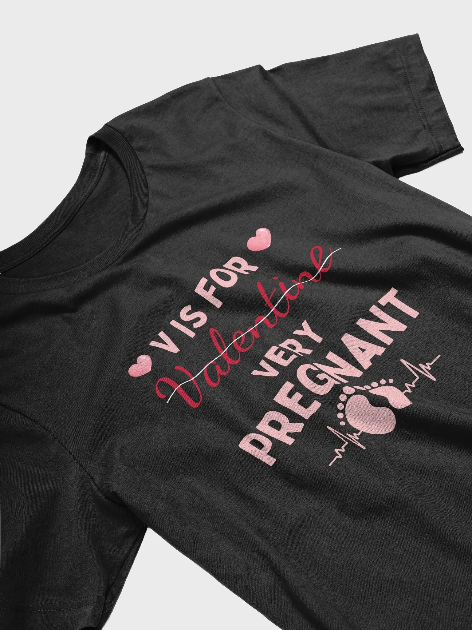 Valentine's Day Maternity Shirt, Pregnancy Announcement Tee product image (3)