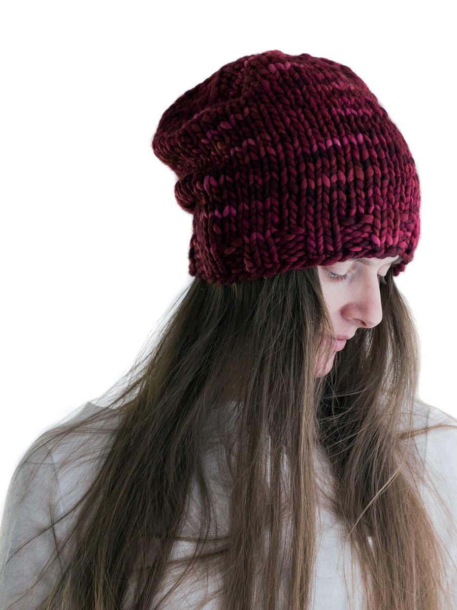 One-Skein Simple Hat Knitting Pattern - Crazy product image (1)
