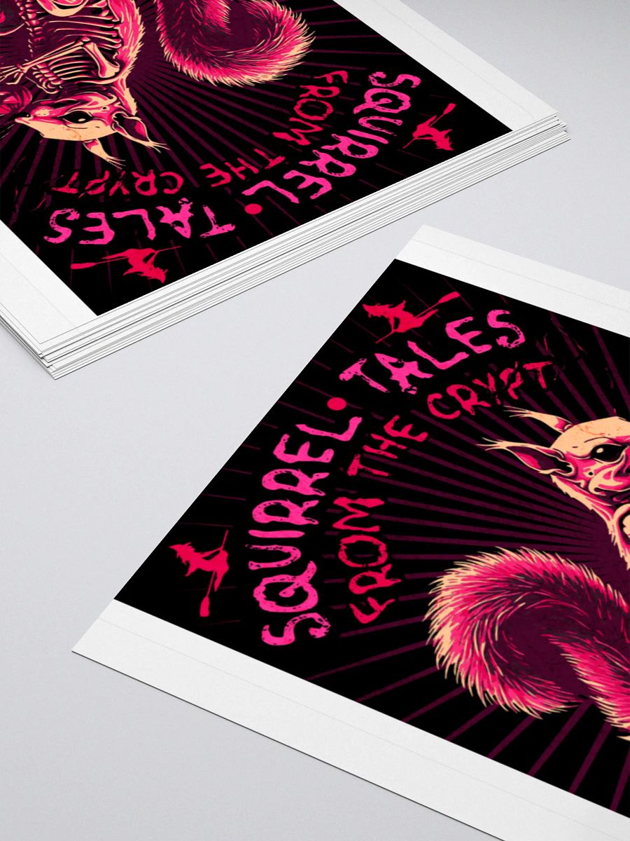 Skeletal Squirrel Kiss-Cut Stickers product image (11)