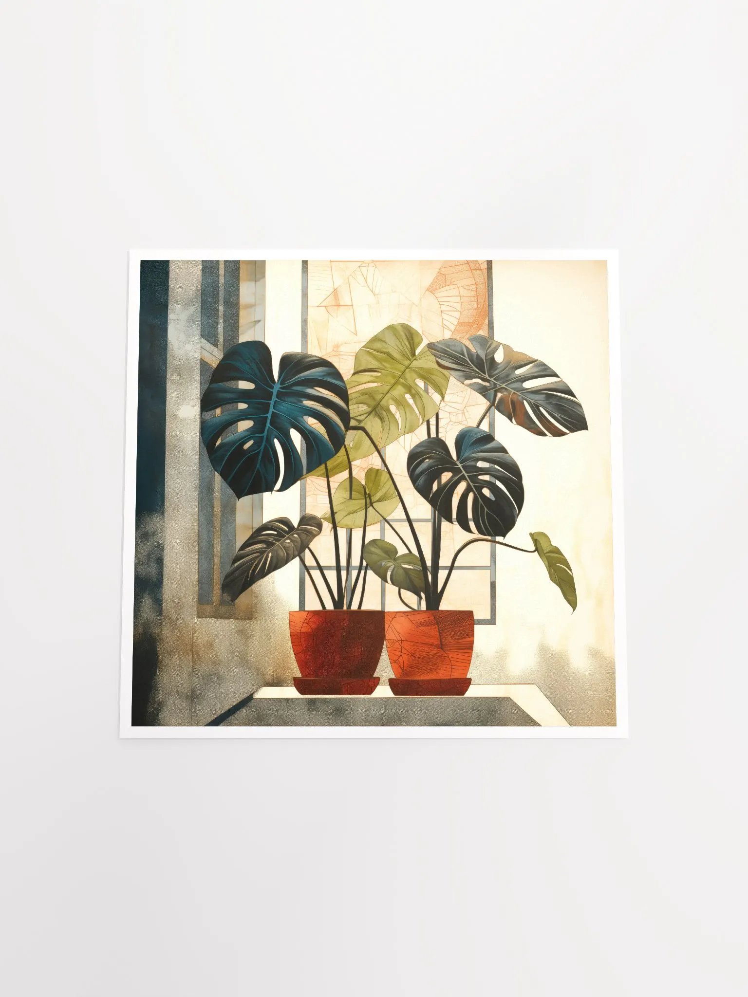 Art2401-07 Potted Plants Still Life - Art Print product image (17)