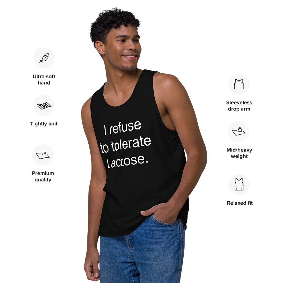 I refuse to tolerate lactose tank top product image (8)