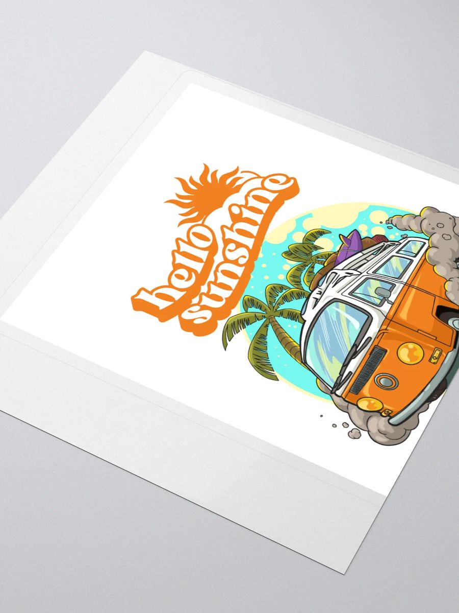 Hello Sunshine Van - Kiss Cut Stickers product image (3)