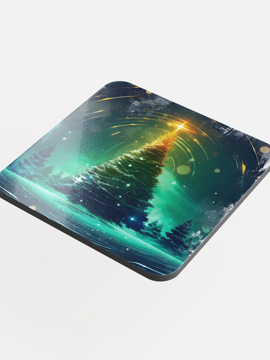 It's Christmas Glossed Cork Coaster product image (4)