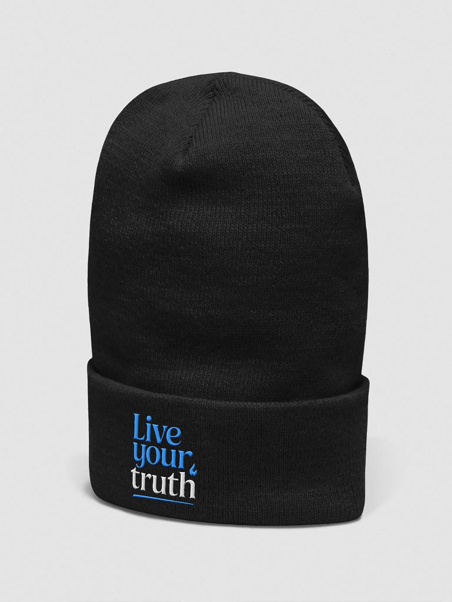 Unlock Your Power with Daniel Radcliffe’s Inspired Quote: Live Your Truth — Wear It Proudly with Our Exclusive Beanie and Transform Your Life Today! product image (2)