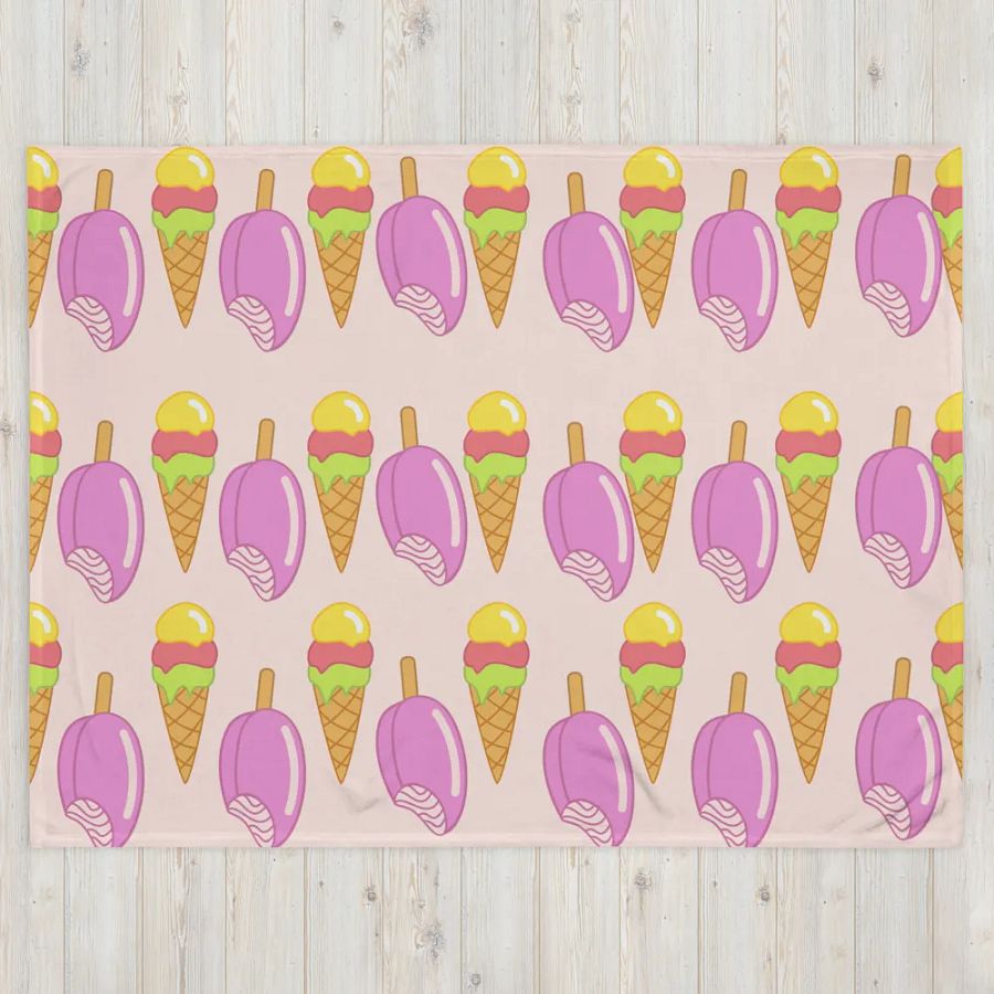Ice Cream Throw Blanket product image (4)